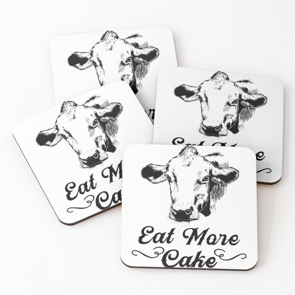 Item preview, Eat more cake cow funny gift for men, women and kid love cattle designed and sold by Titmit.