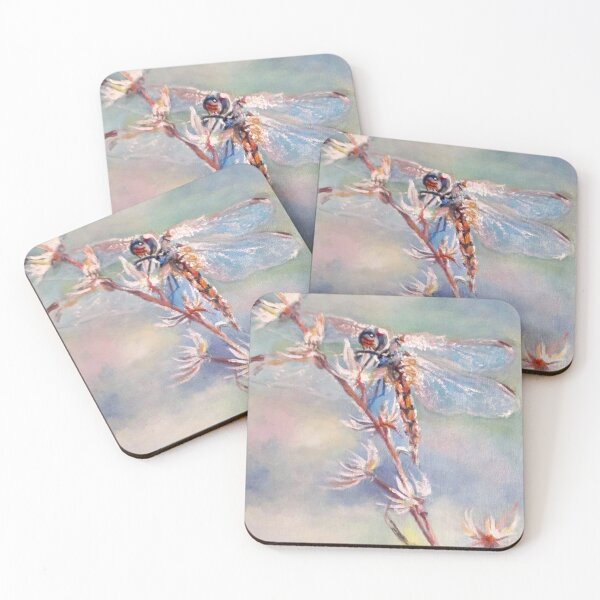 Item preview, Dragonfly Sky Dream Acrylic Painting designed and sold by ViewerEqualsPhoton.