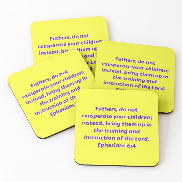 Item preview, Bible Verse Ephesians 6:4 designed and sold by Prayingwarrior.