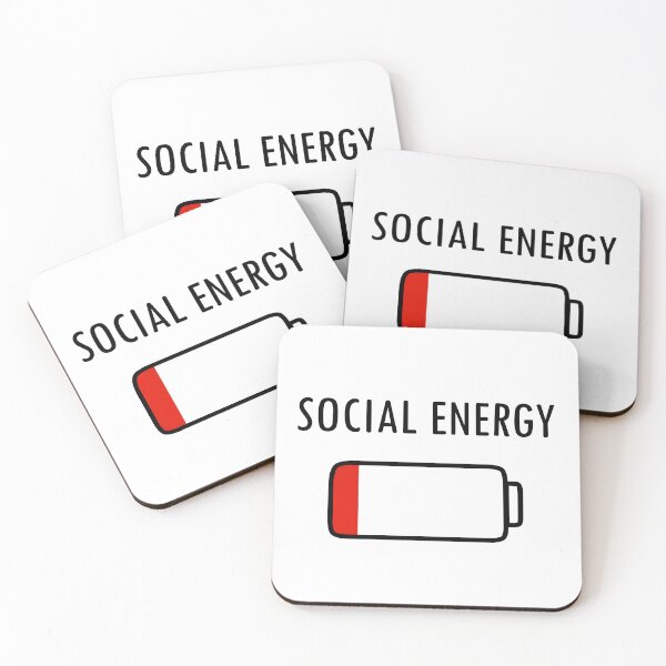 Item preview, Low Social Energy designed and sold by DcreativeMe.