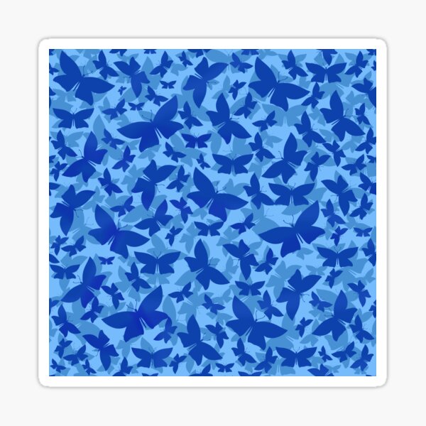 Item preview, Veil of Butterflies, Blue designed and sold by StephOBrien.