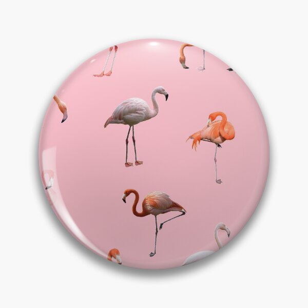 Artikelvorschau, Rosa Flamingomuster nahtlos auf rosa # ffc0cb entworfen und verkauft von Artsy Boulevard.