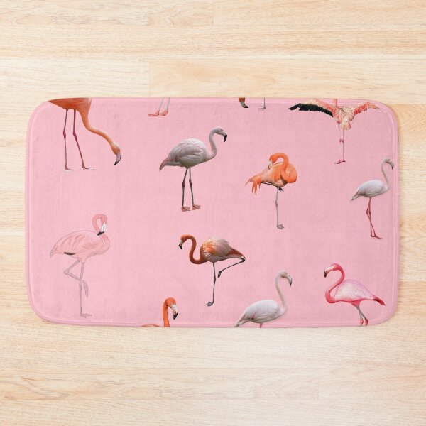 Item preview, Pink flamingo pattern seamless on pink #ffc0cb designed and sold by Artsy Boulevard.