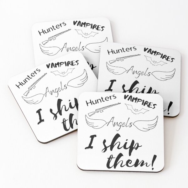 Item preview, Funny I Ship Hunters Vampires And Angels Design designed and sold by StormyMuse.