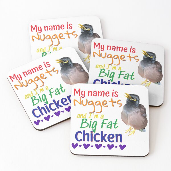 Item preview, My name is Nuggets and I'm a big fat chicken (Pride edition) designed and sold by Nuggetsthemynah.