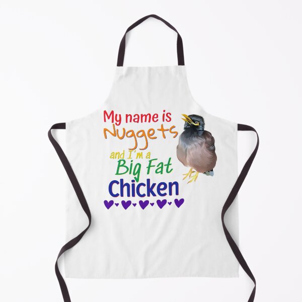 Item preview, My name is Nuggets and I'm a big fat chicken (Pride edition) designed and sold by Nuggetsthemynah.