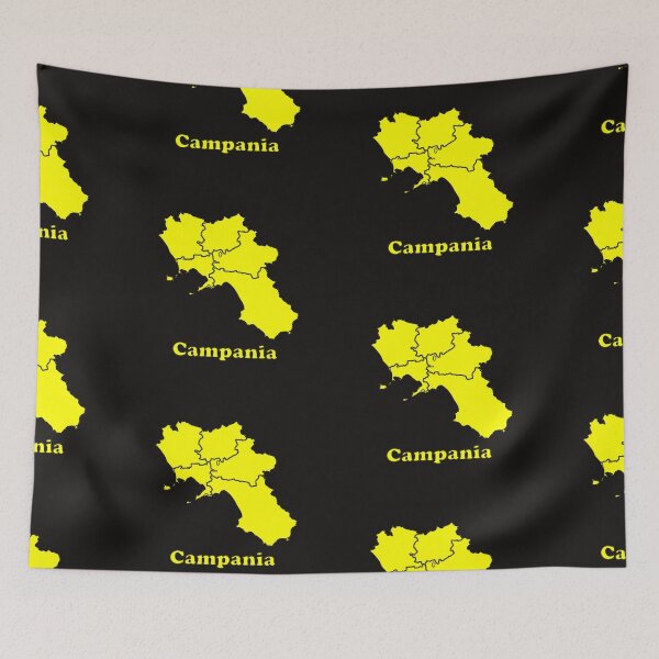 Item preview, Campania Italy yellow black designed and sold by greyhotaka.