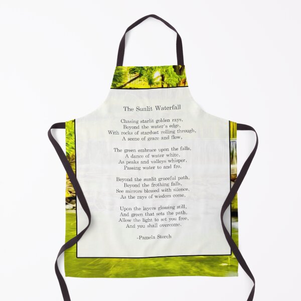 Item preview, The Sunlit Waterfall Poem designed and sold by Pamela Storch.