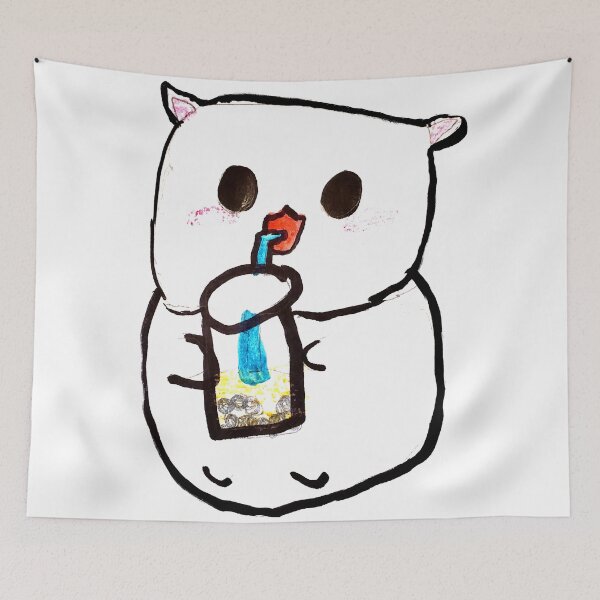 Item preview, Kawaii Boba Cat designed and sold by Hello  Riah.