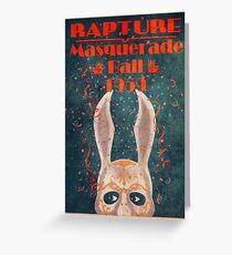 Bioshock - Masquerade ball 1959 Greeting Card