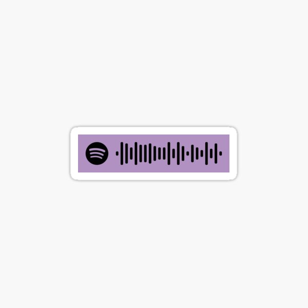 good 4 u olivia rodrigo spotify code Sticker
