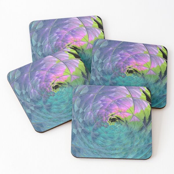 Item preview, Rainbow Tie Dye Floral Crystal designed and sold by geodeart.