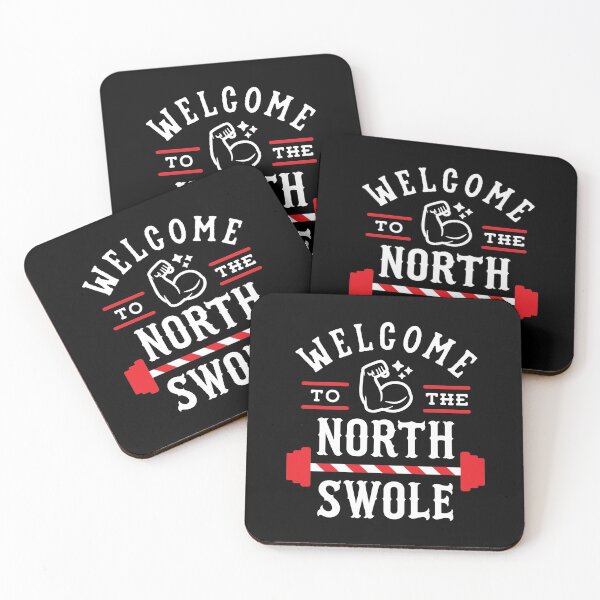 Item preview, Welcome To The North Swole (Funny Christmas Gym Pun) designed and sold by Brogress Project.