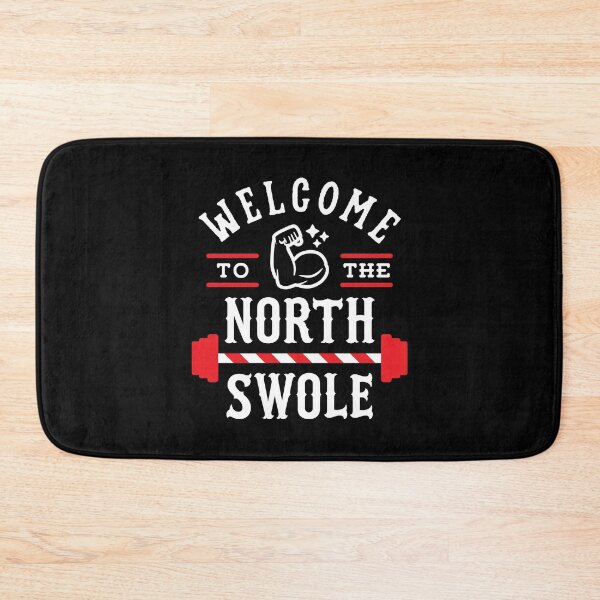 Item preview, Welcome To The North Swole (Funny Christmas Gym Pun) designed and sold by Brogress Project.