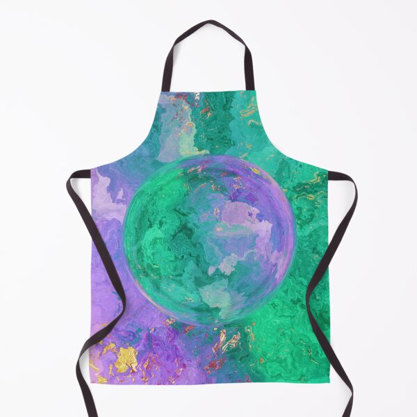 Item preview, Green Marble Abstract Purple Colorful designed and sold by geodeart.