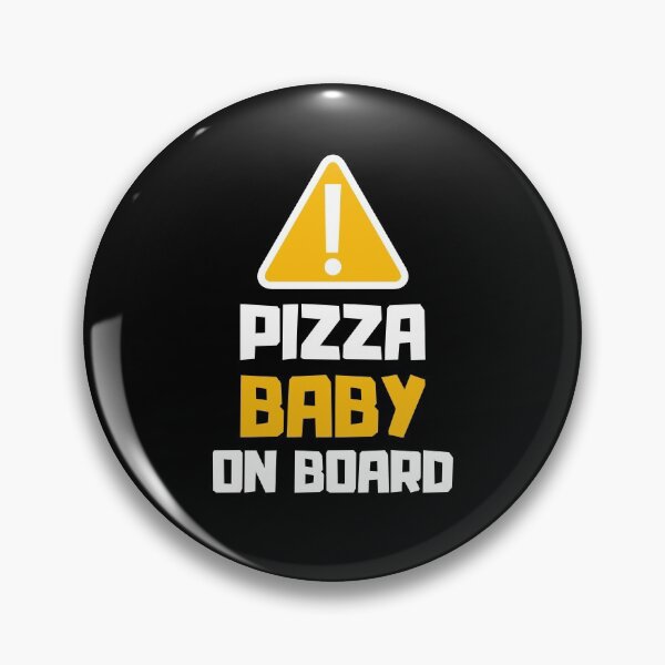 Item preview, Warning Sign: Pizza Baby On Board designed and sold by daguilon.