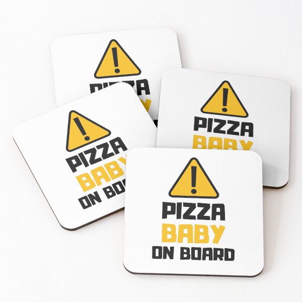 Item preview, Warning Sign: Pizza Baby On Board, Pizza Lover designed and sold by daguilon.