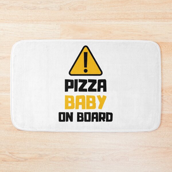 Item preview, Warning Sign: Pizza Baby On Board, Pizza Lover designed and sold by daguilon.