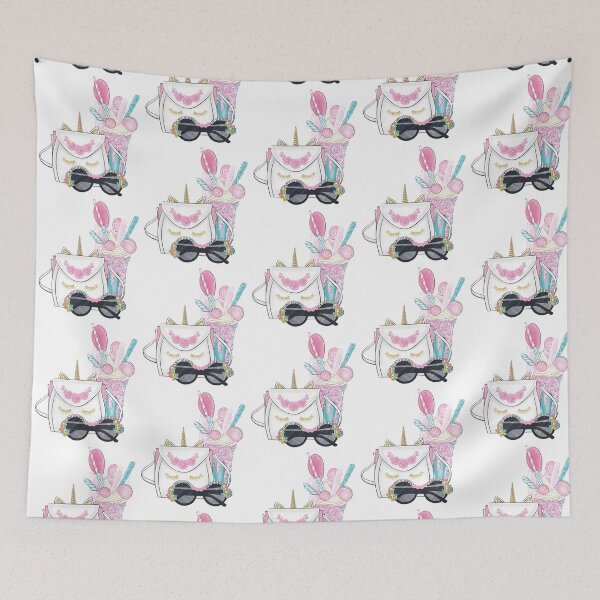 Item preview, Unicorn inspired fashion illustration designed and sold by Lalanacliparts.