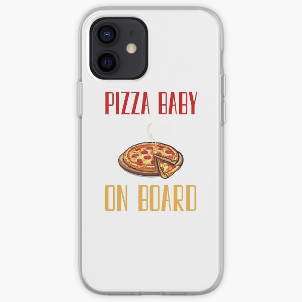 Pizza Baby On Board iPhone Soft Case
