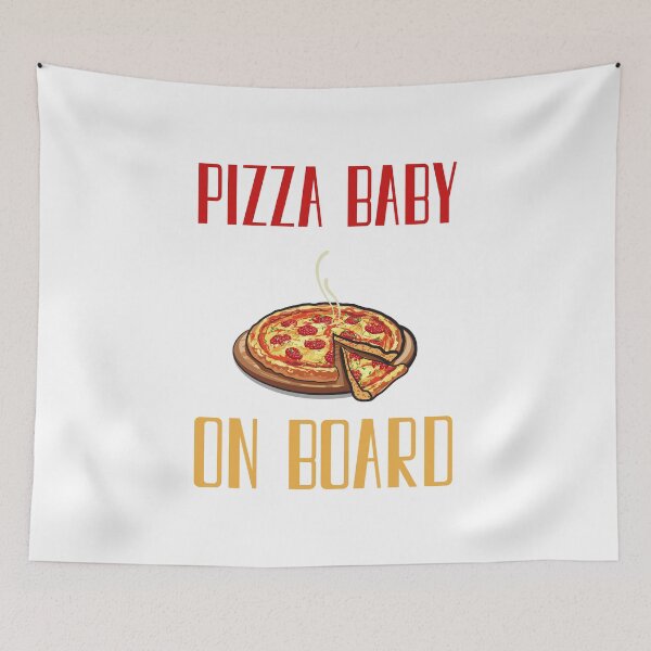 Item preview, Pizza Baby On Board designed and sold by daguilon.