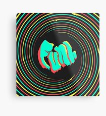 Funh Square Logo (pillow looks cool) Metal Print