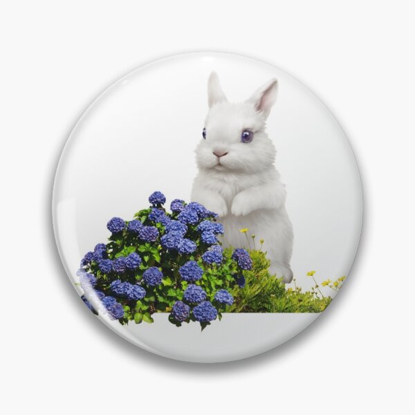 Item preview, Rabbit and flowers designed and sold by SN-more.