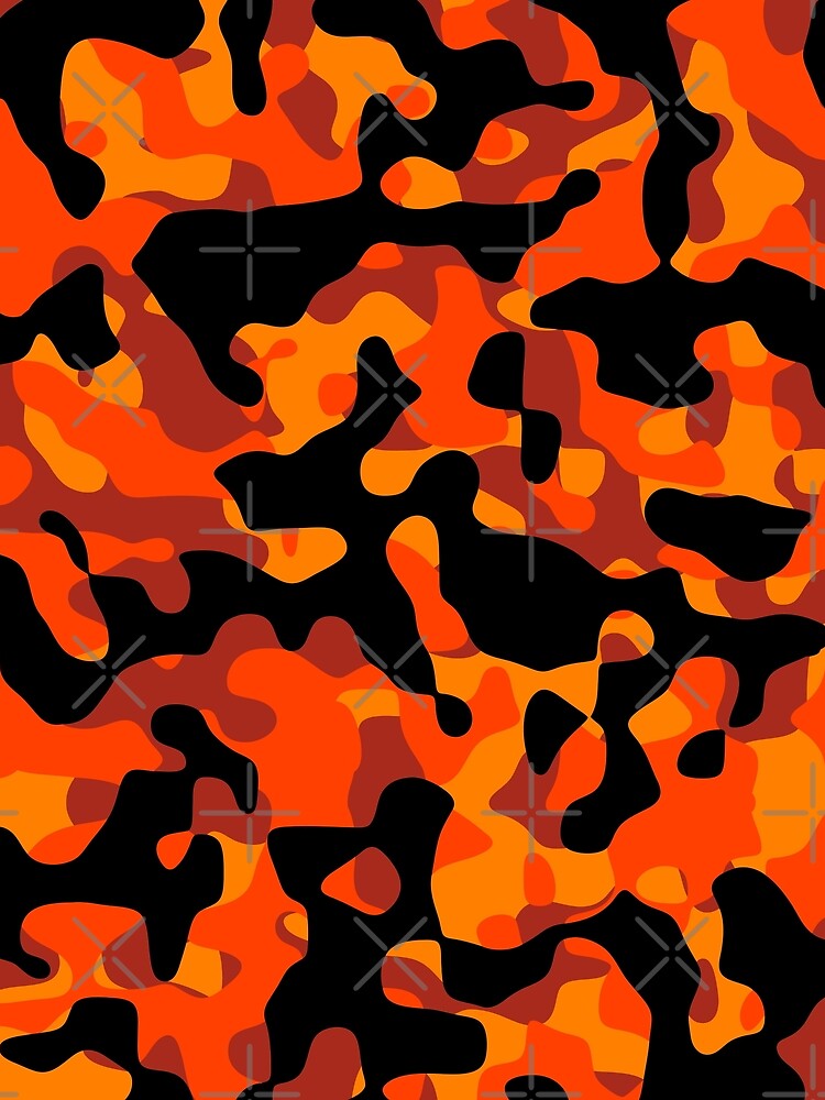"Orange Camouflage" Tshirt for Sale by kayve Redbubble desert