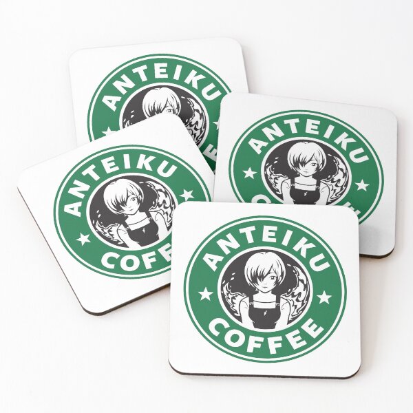 Anteiku Café Logo - Touka Version Coasters (Set of 4)
