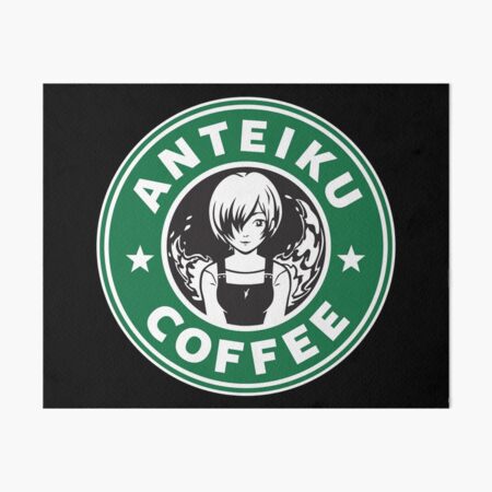Anteiku Café Logo, Tokyo Ghoul Starbucks Parody - Touka Version Art Board Print