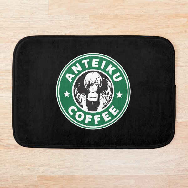 Anteiku Café Logo, Tokyo Ghoul Starbucks Parody - Touka Version Bath Mat