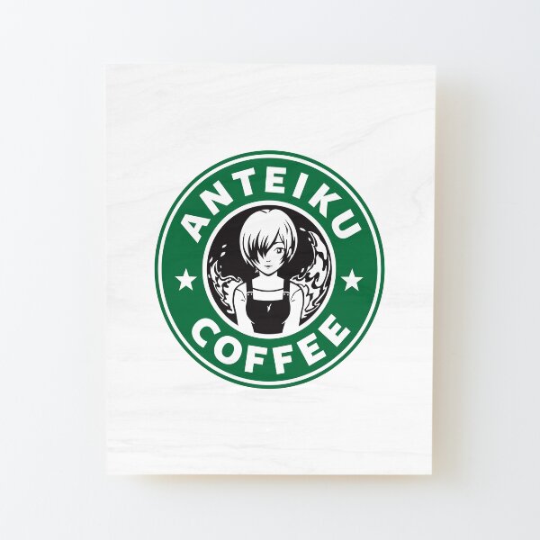 Anteiku Café Logo - Touka Version Wood Mounted Print