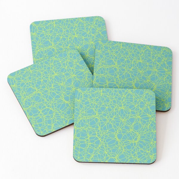 Item preview, Abstract Green and Yellow Connections, Green,Yellow designed and sold by iASunshine.