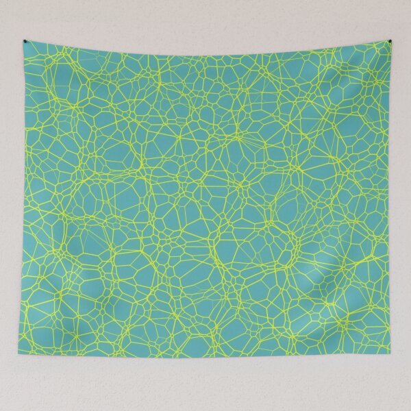 Item preview, Abstract Green and Yellow Connections, Green,Yellow designed and sold by iASunshine.