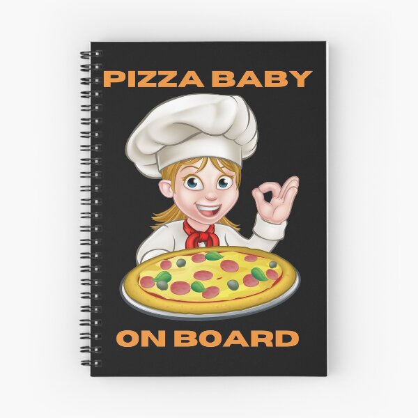 Item preview, Pizza Baby On Board  designed and sold by DigitalSantino.