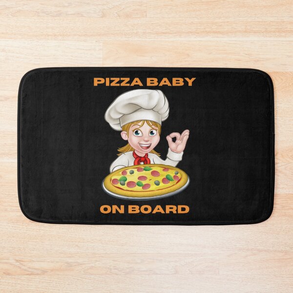 Item preview, Pizza Baby On Board  designed and sold by DigitalSantino.