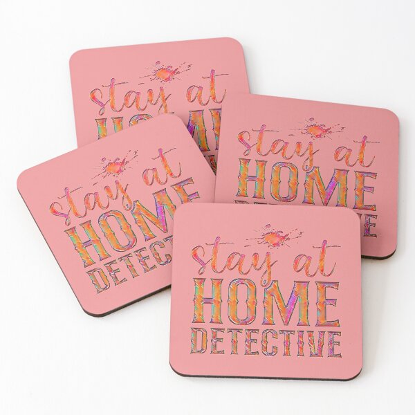Item preview, Stay At Home Detective  - red version designed and sold by CristalleLisa.