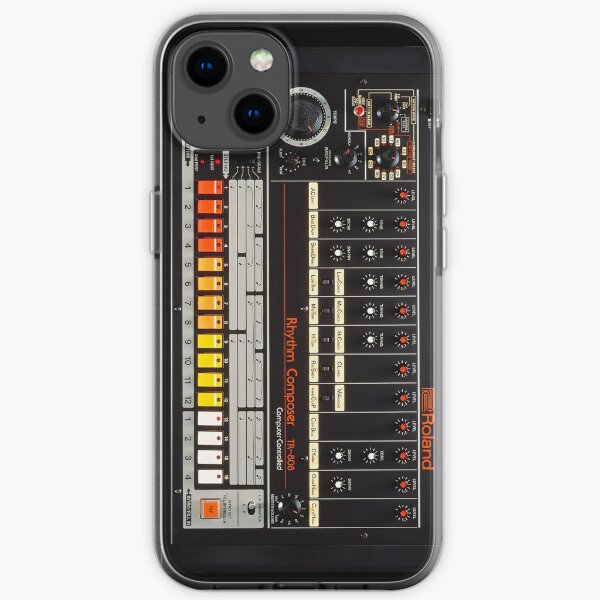 Roland TR-808 Drum Machine - Analog Hip Hop Icon iPhone Soft Case