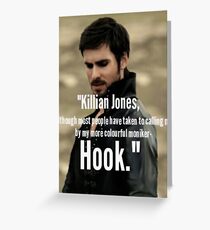 Hook Greeting Card