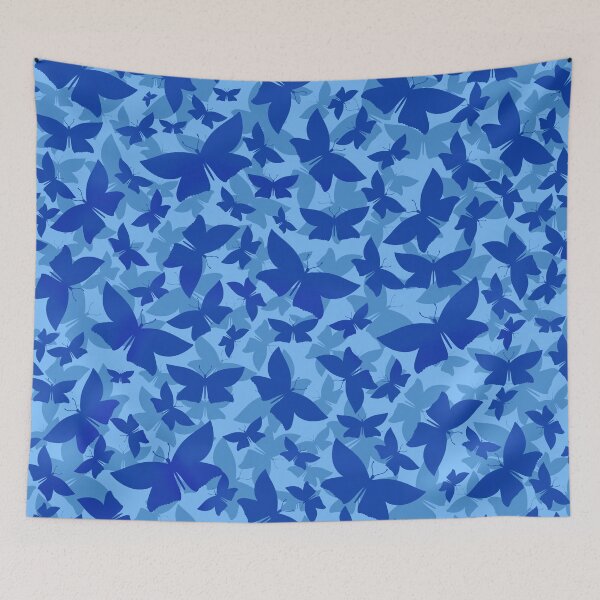 Item preview, Veil of Butterflies, Blue designed and sold by StephOBrien.