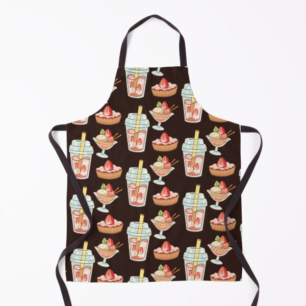 Item preview, Assorted Strawberry Pink Desserts - Strawberry Soda, Parfait and Tart designed and sold by Alicia Chee.