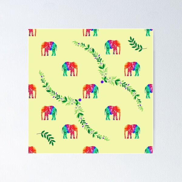 Item preview, Mandala Elephants Pattern designed and sold by eyoginminimal.