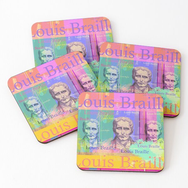 Item preview, Louis Braille Portrait, Inventor of Braille designed and sold by Mauswohn.