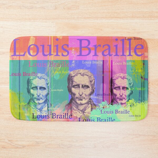 Item preview, Louis Braille Portrait, Inventor of Braille designed and sold by Mauswohn.