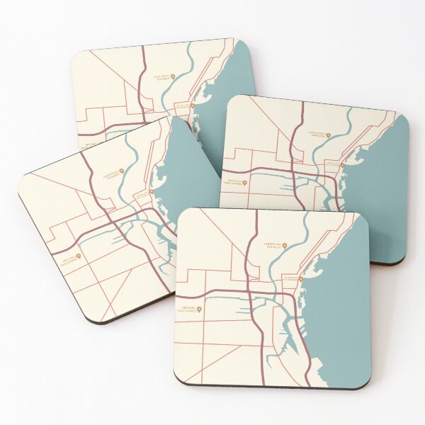 Item preview, Milwaukee map designed and sold by DarBQ.