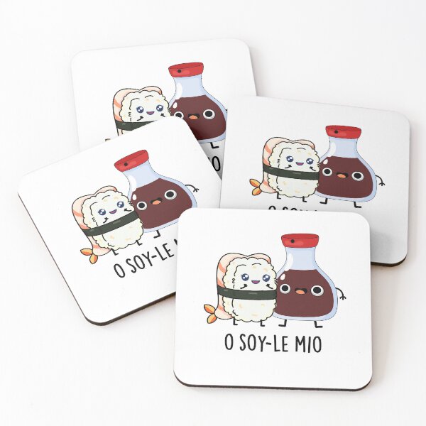 Item preview, O soy-le-mio Funny Soy Sauce Puns  designed and sold by punnybone.