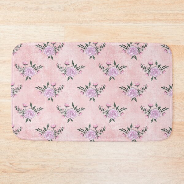Item preview, Floral pink design pattern designed and sold by Lalanacliparts.