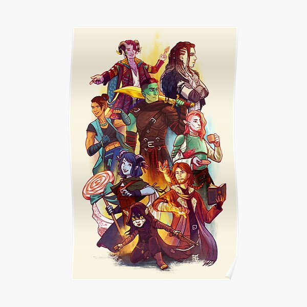 the Mighty Nein Poster