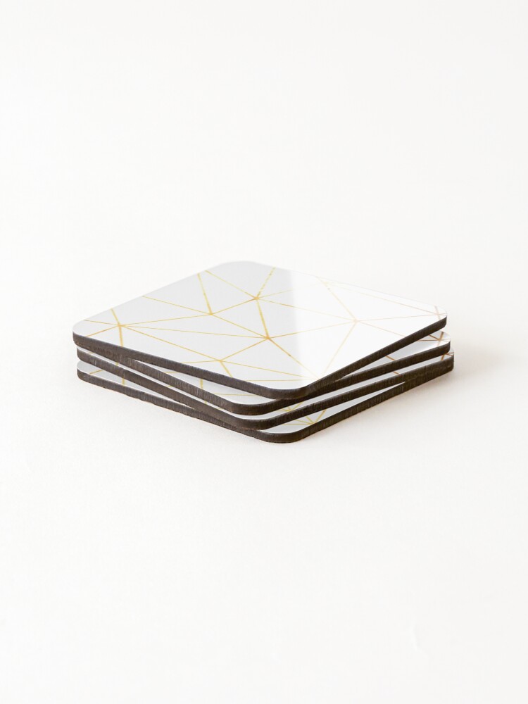 Thumbnail 4 of 5, Coasters (Set of 4), Line pattern designed and sold by Shinhobby.