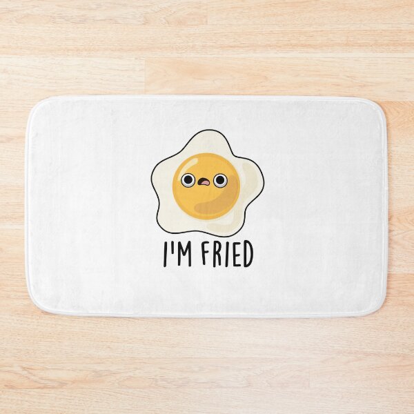 Item preview, I'm Fried Funny Fried Egg Puns  designed and sold by punnybone.